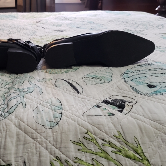 Penny Loves Kenny Black Embellished Boots - Picture 3 of 5